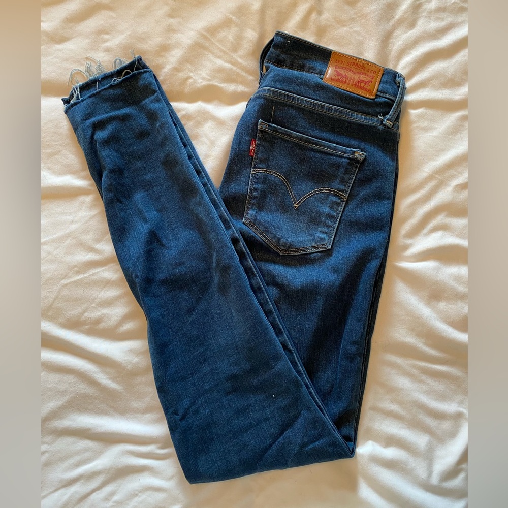 Levi’s skinny high rise jeans